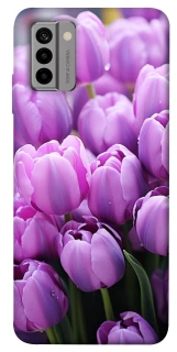 Чехол на Nokia G22 Фиолетовые тюльпаны фото 1 из 1