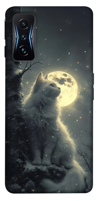 Чохол на Xiaomi Poco F4 GT Кіт під місяцем фото 1 з 1