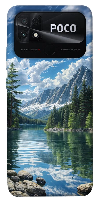 Чохол на Xiaomi Poco C40 River in the mountains фото 1 з 1