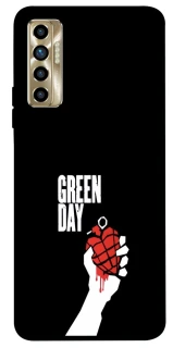 Чехол на TECNO Camon 17P Green Day logo фото 1 Чехол на TECNO Camon 17P Green Day logo фото 1 из 1