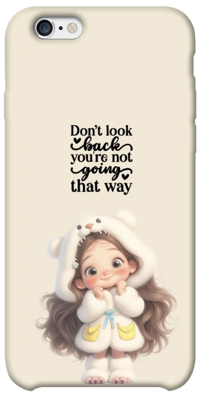 Чехол на Apple iPhone 6/6s (4.7") Don't look back фото 1 из 1