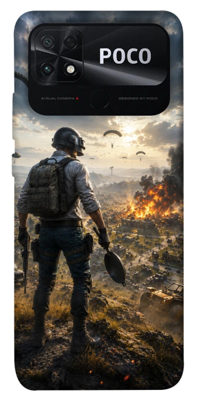 Чехол на Xiaomi Poco C40 PUBG ver.2 фото 1 из 1