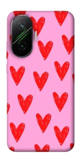 Чохол на Xiaomi Poco F7 Red hearts 2 фото 1 з 1