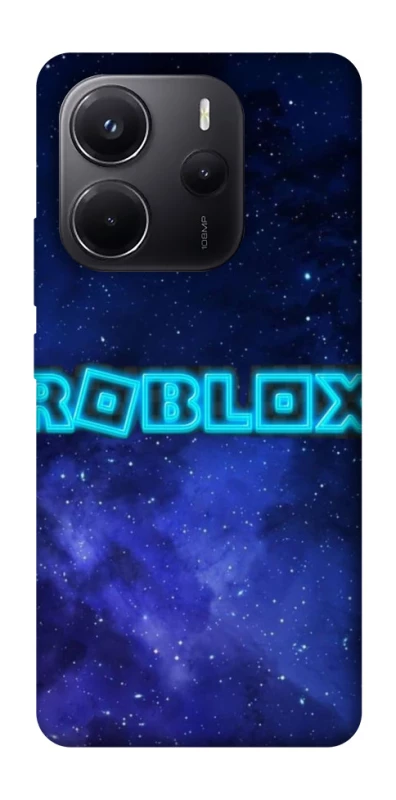 Чехол на Xiaomi Redmi Note 14 5G Roblox Space Logo Blue фото 1 из 1
