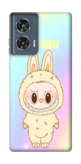 Чехол на Motorola Edge 50 Fluffy Rainbow Labubu фото 1 из 1