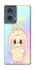 Чохол на Motorola Edge 50 Fluffy Rainbow Labubu фото 1 з 1