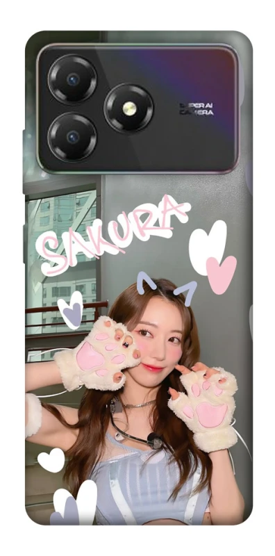 Чохол на ZTE Blade A36 Sakura - LE SSERAFIM фото 1 з 1