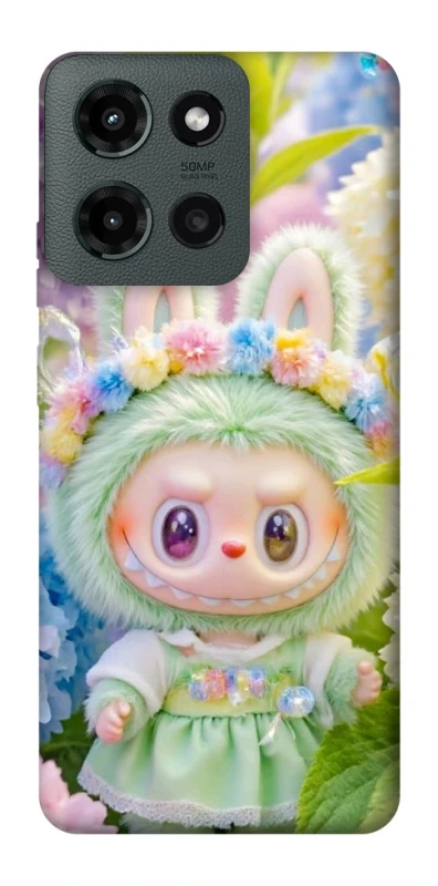 Чохол на Motorola Moto G Power (2025) Labubu & Flowers ver.2 фото 1 з 1