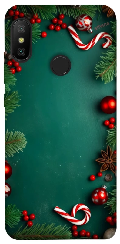 Чехол на Xiaomi Mi A2 Lite / Xiaomi Redmi 6 Pro Новогодний v35 фото 1 из 1