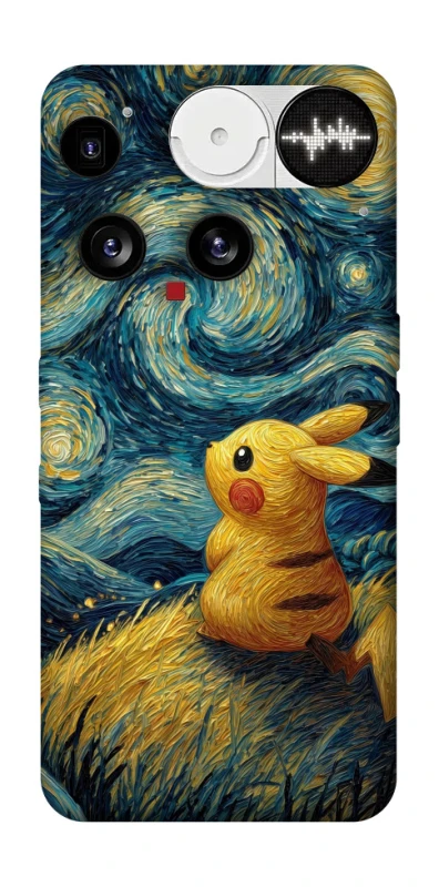 Чохол на Nothing Phone (3) Pikachu and Van Gogh фото 1 з 1