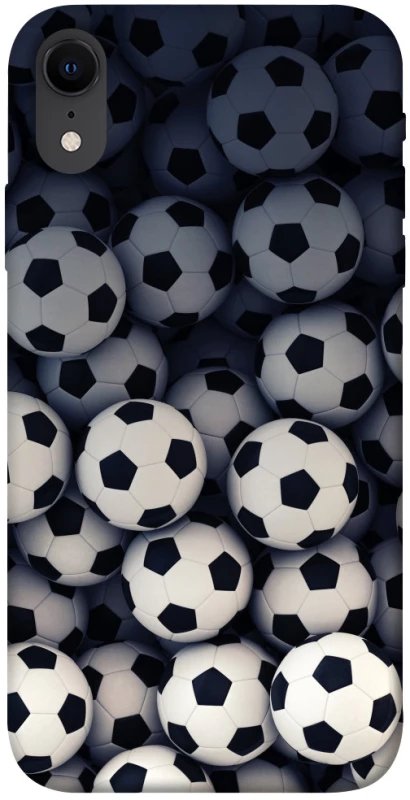 Чохол на Apple iPhone XR (6.1") Футбольні м'ячи фото 1 з 1