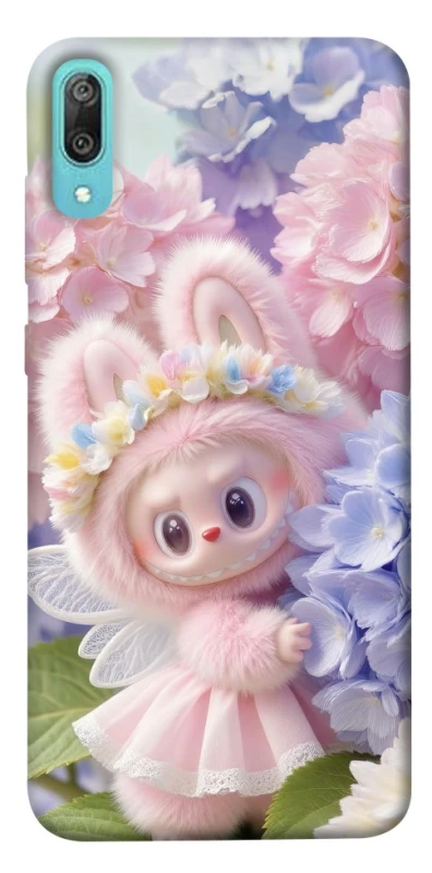 Чохол на Huawei Y6 Pro (2019) Labubu & Flowers ver.1 фото 1 з 1
