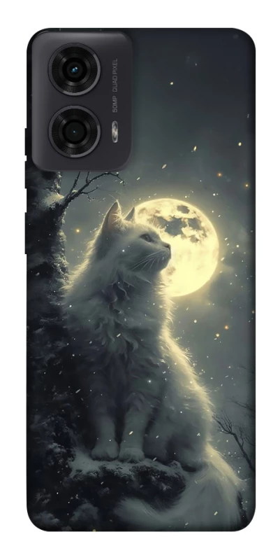 Чохол на Motorola Moto G24 Кіт під місяцем фото 1 з 1