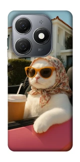 Чехол на TECNO Spark 20 Stylish Cat Cruise фото 1 Чехол на TECNO Spark 20 Stylish Cat Cruise фото 1 из 1