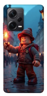 Чохол на Xiaomi Redmi Note 12 Pro+ 5G Roblox Fire Logo Blue Flames фото 1 з 1