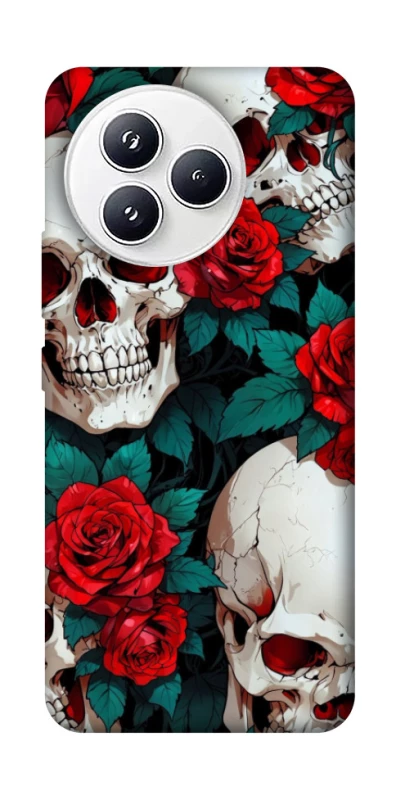 Чохол на Xiaomi Civi 5 Pro skull and rose фото 1 з 1