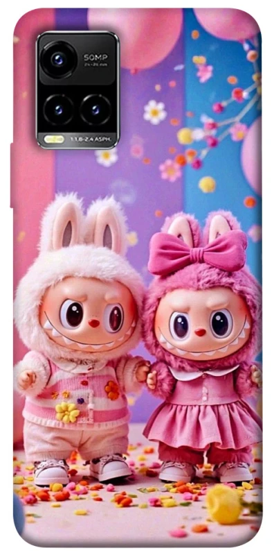 Чохол на Vivo Y21 / Y33s Labubu twins ver.2 фото 1 з 1
