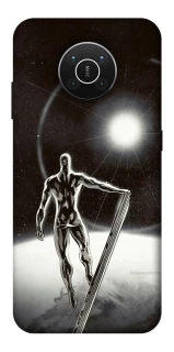 Чохол на Nokia X10 / X20 Срібний серфер фото 1 з 1