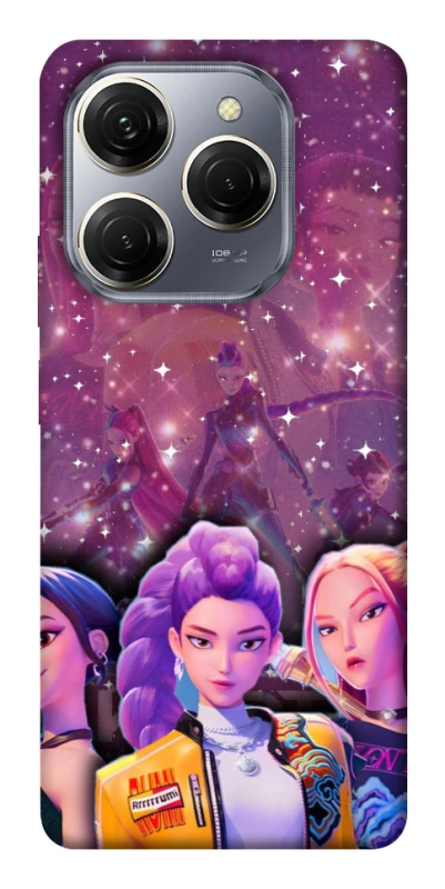 Чохол на TECNO Spark 20 Pro k-pop demon hunters v6 фото 1 з 1