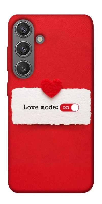 Чехол на Samsung Galaxy S24 Love Mode ON фото 1 из 1