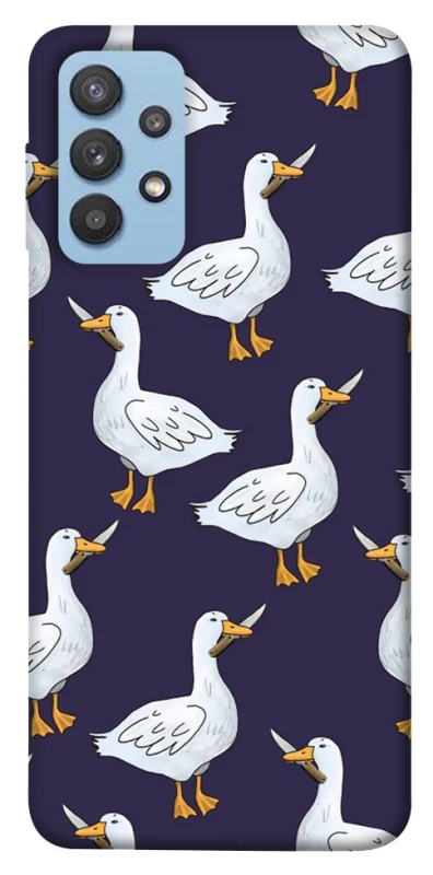 Чехол на Samsung Galaxy M32 Гуси с претензией фото 1 из 1