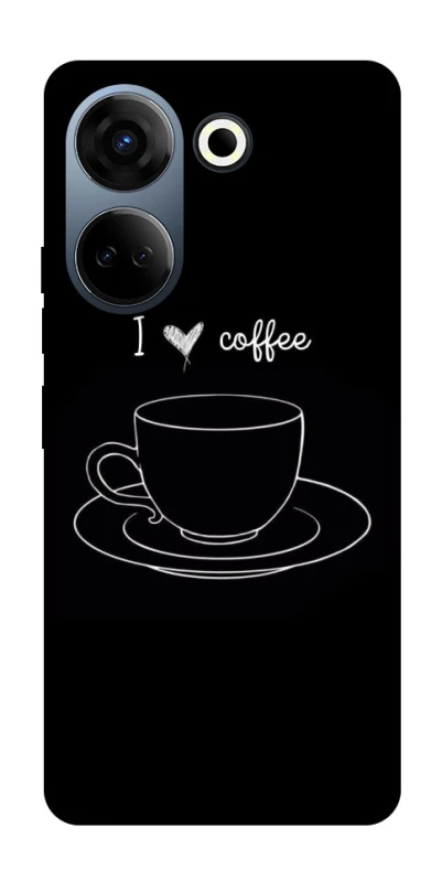 Чехол на TECNO Camon 20 Pro (CK7n) Black coffee фото 1 из 1