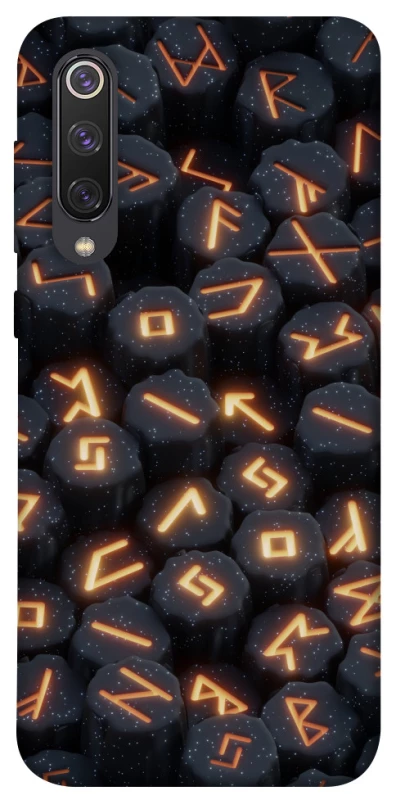 Чохол на Xiaomi Mi 9 SE Вогняні руни фото 1 з 1