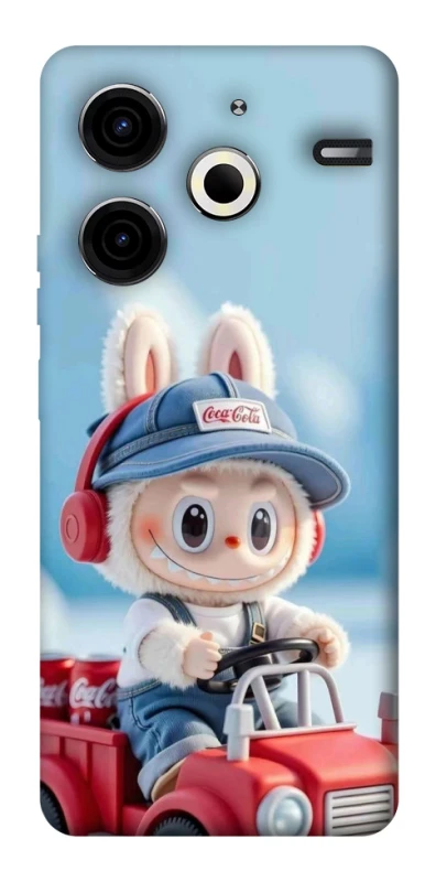 Чохол на TECNO Pova 6 Neo (LI6) Labubu in the car фото 1 з 1