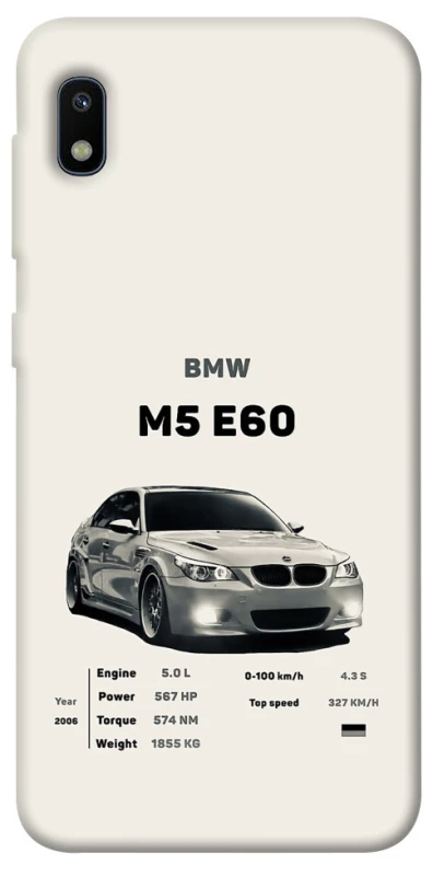 Чехол на Samsung Galaxy A10 (A105F) BMW M5 E60 фото 1 из 1