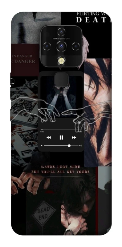 Чехол на TECNO Camon 16 SE Flirt collage фото 1 из 1