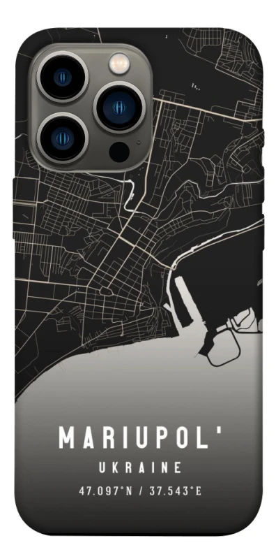 Чехол на Apple iPhone 13 Pro (6.1") Mariupol map фото 1 из 1