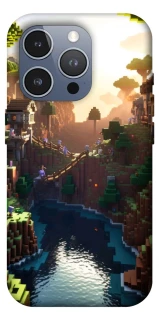 Чехол на Apple iPhone 16 Pro Max Minecraft sunset фото 1 из 1