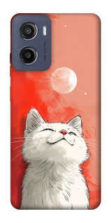 Чехол на Motorola Moto E15 Cute kittie фото 1 из 1
