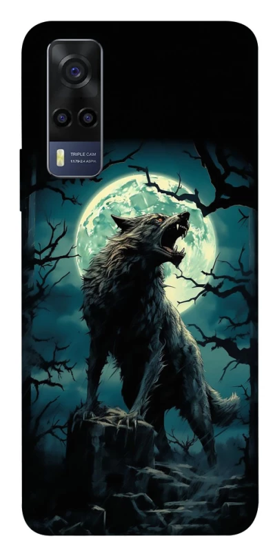 Чохол на Vivo Y53s Вовк під місяцем фото 1 з 1