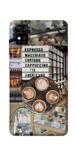 Чохол на ZTE Blade A31 Coffee collage ver.5 фото 1 з 1