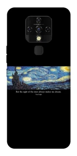 Чохол на TECNO Camon 16 SE Starry night Van Gogh фото 1 з 1