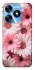Чехол на TECNO Spark 10 Розовые цветы v2 фото 1 из 1