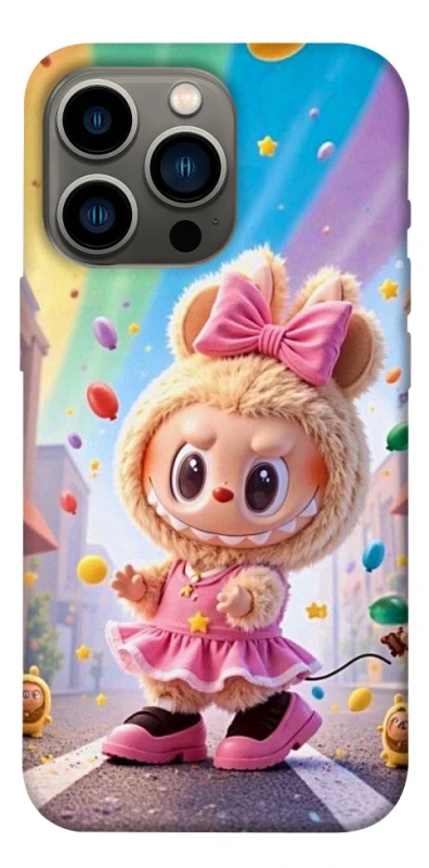 Чохол на Apple iPhone 13 Pro (6.1") Labubu rainbow фото 1 з 1
