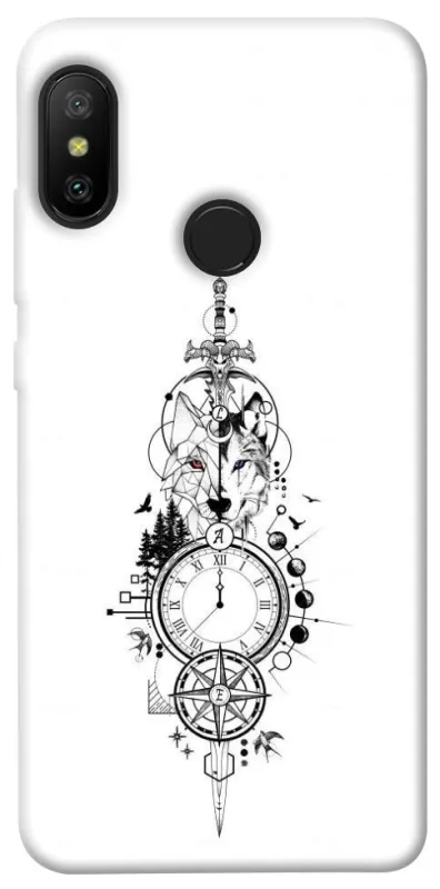 Чехол на Xiaomi Mi A2 Lite / Xiaomi Redmi 6 Pro Tattoo ver.8 фото 1 из 1