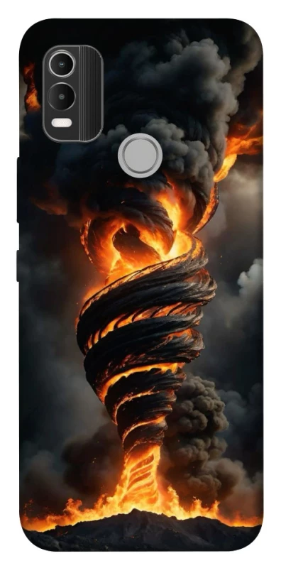 Чохол на Nokia C21 Plus Вогняний торнадо фото 1 з 1