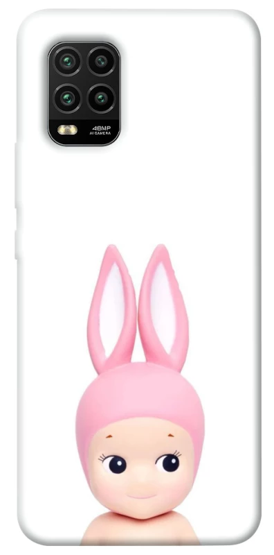 Чехол на Xiaomi Mi 10 Lite Minimal Bunny Peek фото 1 из 1