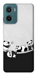 Чехол на Motorola Moto G06 Four pandas фото 1 из 1