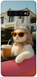 Чехол на Samsung Galaxy S10 Stylish Cat Cruise фото 1 Чехол на Samsung Galaxy S10 Stylish Cat Cruise фото 1 из 1