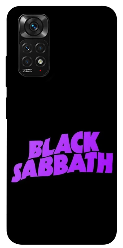 Чохол на Xiaomi Redmi Note 11 (Global) / Note 11S Black Sabbath logo ver.1 фото 1 Чохол на Xiaomi Redmi Note 11 (Global) / Note 11S Black Sabbath logo ver.1 фото 1 з 1