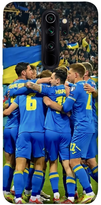 Чехол на Xiaomi Redmi Note 8 Pro Сборная Украины v3 фото 1 из 1