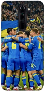 Чехол на Xiaomi Redmi Note 8 Pro Сборная Украины v3 фото 1 из 1
