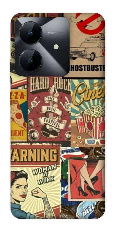 Чохол на Realme Note 60x Retro collage ver.2 фото 1 з 1