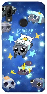 Чехол на Huawei P Smart (2019) Pebble kitten stars фото 1 из 1
