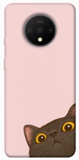 Чехол на OnePlus 7T Peeping cat фото 1 из 1