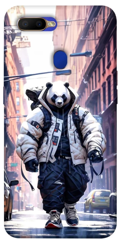 Чехол на Oppo A5s Панда курьер фото 1 из 1